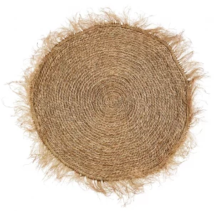 naturalny okrągły dywan do salonu